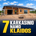 Planuojate statyti karkasinį namą? Aptariame 7 dažniausias klaidas – nuo netinkamos medienos ir plėvelių iki blogai įrengto vėdinimo.